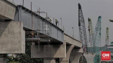 Pembangunan Proyek LRT Velodrome-Manggarai Sudah Capai 23,156 Persen