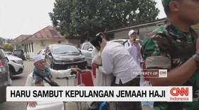 VIDEO: Haru Sambut Kepulangan Jemaah Haji