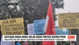 VIDEO: Ratusan Emak-Emak Gelar Demo Protes Sistem PPDB