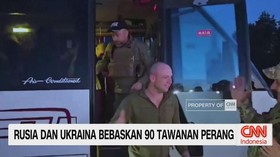 VIDEO: Rusia & Ukraina Bebaskan 90 Tawanan Perang