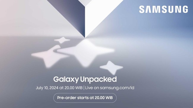 Samsung merilis ponsel flagship dalam ajang Galaxy Unpacked pada 10 Juli, rumornya sih Flip dan Fold terbaru serta cincin pintar.