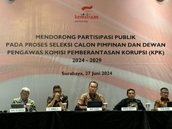 Hari Kedua Pendaftaran Capim KPK: 201 Register Akun, 8 Orang Daftar