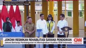 VIDEO: Jokowi Resmikan Rehabilitasi Sarana Pendidikan