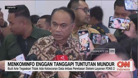 VIDEO: Menkominfo Enggan Tanggapi Tuntutan Mundur