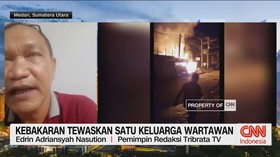 VIDEO: Kebakaran Tewaskan Satu Keluarga Wartawan