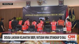 VIDEO: Diduga Lakukan Kejahatan Siber, Ratusan WNA Ditangkap di Bali