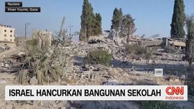 VIDEO: Israel Hancurkan Bangunan Sekolah