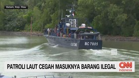 VIDEO: Patroli Laut Cegah Masuknya Barang Ilegal