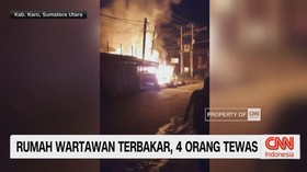 VIDEO: Rumah Wartawan Terbakar, 4 Orang Tewas