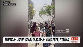 VIDEO: Serangan Udara Israel Targetkan Anak-anak, 7 Tewas