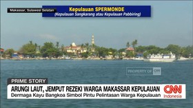 VIDEO: Arungi Laut, Jemput Rezeki Warga Makassar Kepulauan