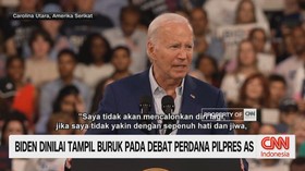 VIDEO: Biden Dinilai Tampil Buruk Pada Debat Perdana Pilpres AS