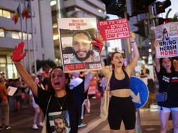 Video: Ribuan Warga Israel Demo Minta Netanyahu Akhiri Perang di Gaza