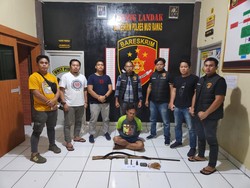 Petani di Mura Diamankan Polisi karena Miliki Senpira, Peluru Turut Disita