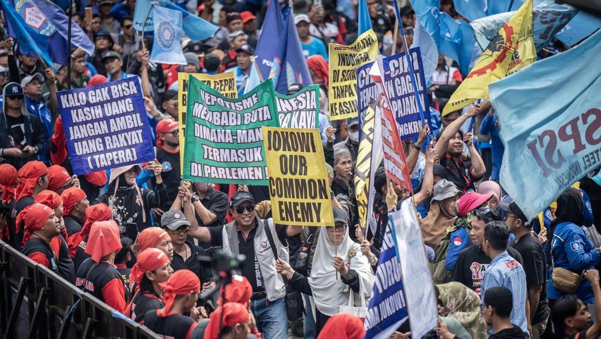 Buruh Demo di DPR Hari Ini, Bawa 10 Tuntutan