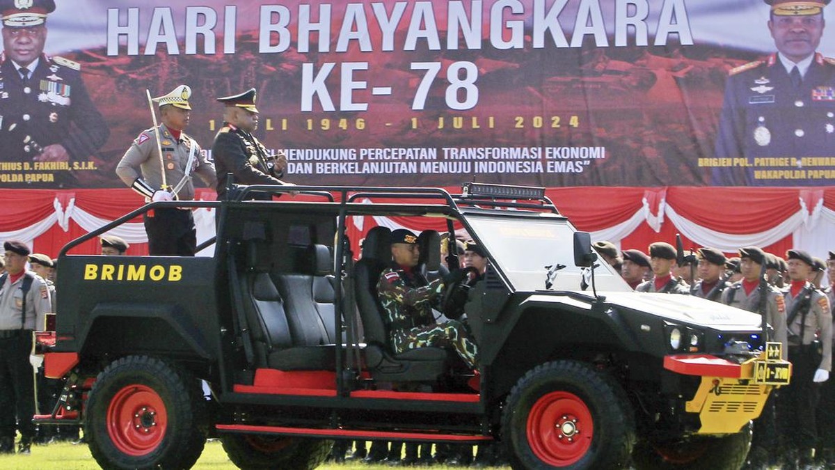 FOTO: Peringatan Hari Bhayangkara ke-78 di Jabar hingga Papua