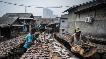 FOTO: Potret Penduduk Miskin di Kampung Nelayan Muara Angke