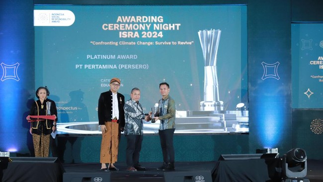 Pertamina Group berhasil memborong 96 penghargaan di ajang ISRA 2024 sebagai bukti dalam menjalankan program THSL yang berkelanjutan.