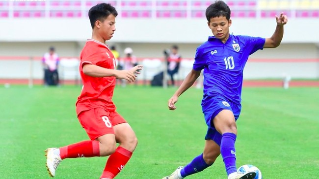 Thailand U-16 lolos ke final Piala AFF U-16 2024 usai secara dramatis menghancurkan Vietnam di semifinal, Senin (1/7).