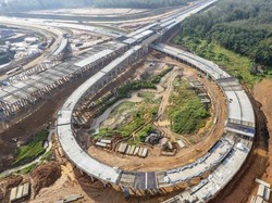 Proyek Jalan Tol Bayung Lencir-Tempino Seksi 1-2 Hampir Rampung