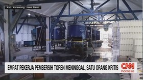 VIDEO: 4 Pekerja Pembersih Toren Meninggal, 1 Orang Kritis