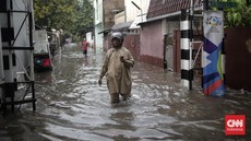 2 RT di Jakarta Tergenang Banjir Imbas Hujan Sore Ini