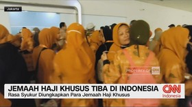 VIDEO: Jemaah Haji Khusus Tiba di Indonesia