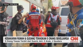 VIDEO: Kebakaran Rumah & Gudang Tewaskan 5 Orang Sekeluarga