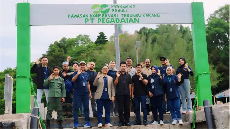 PT Pegadaian memperkuat komitmen mendukung upaya pengurangan emisi karbon dan pelestarian lingkungan melalui kegiatan revitalisasi