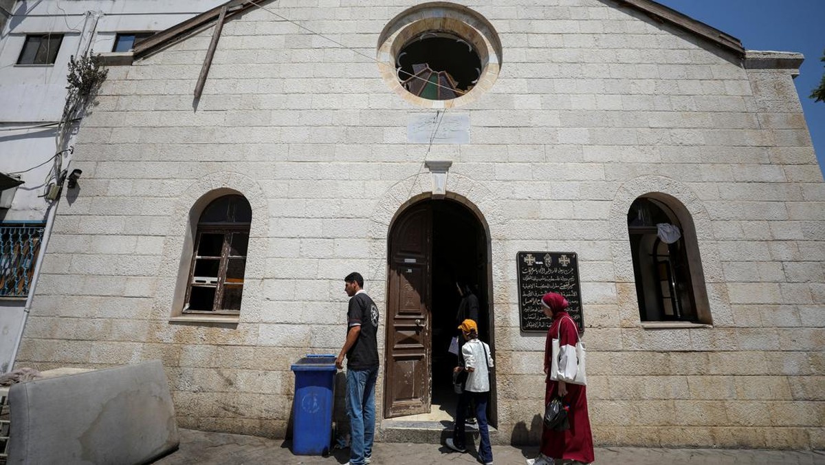 FOTO: Gereja 'Disulap' Jadi Rumah Sakit di Gaza