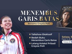 Bedah Buku Menembus Garis Batas & Lelang Koleksi Greysia Polii Eksklusif di detikcom