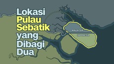 INFOGRAFIS: Lokasi Sebatik Milik RI-Malaysia, 2 Negara di Pulau Kecil