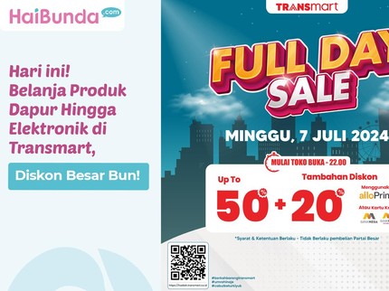 Hari ini! Belanja Produk Dapur Hingga Elektronik di Transmart, Diskon Besar Bun!