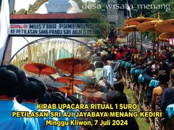 Rangkaian Acara hingga Jadwal Kirab 1 Suro Petilasan Sri Aji Jayabaya Kediri