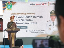 Gebrakan Pj Gubsu Canangkan Gerakan Bedah Rumah Serentak se-Sumut