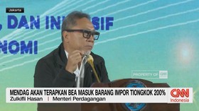 VIDEO: Mendag Akan Terapkan Bea masuk Barang Impor Tiongkok 200%