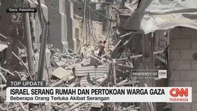 VIDEO: Israel Serang Rumah Dan Pertokoan Warga Gaza