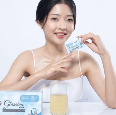 Glasskin Drink MS GLOW Beauty New Improved Formula, Solusi Glowing Sebadan dengan Minum Skincare
