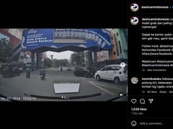 Viral LCGC Taksi Online Tiba-tiba Motong dari Kanan Bikin Kecelakaan