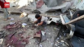 VIDEO: Penampakan Horor Sekolah Gaza Usai Dibombardir Israel