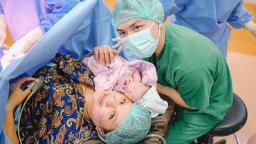 7 Momen Haru Perjuangan Anggi Marito Lahirkan Anak Pertama Didampingi Suami Pilot