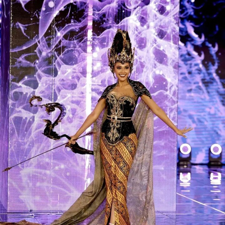 <p>Ia diketahui bersaing dengan empat besar finalis, yakni Jenna Dykstra dari Amerika, Isadora Murta dari Brazil, Justyna Zedniková dari Ceko, dan Chanelle de Lau dari Curado. (Foto: Instagram@harashtata)</p>