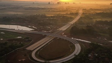 FOTO: Jalan Tol Serpong-Balaraja Seksi 1B Beroperasi Akhir 2024