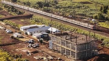 FOTO: Warga BSD Bakal Punya Stasiun KRL Termegah di Tangerang