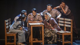 FOTO: Menuangkan Perjuangan Joshua oh Joshua di Panggung Teater