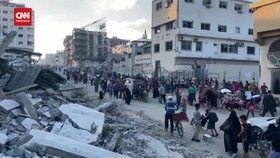 VIDEO: Pasukan Israel Kembali Usir Warga Palestina dari Gaza