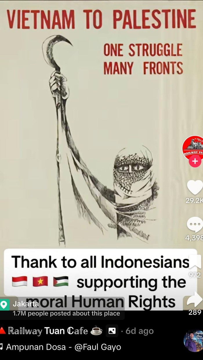 Viral di Medsos, Pemilik Kafe di Vietnam Usir Turis Asal Israel