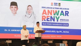 Quick Count Pilgub Sulteng 2024: Anwar-Reny Unggul Telak
