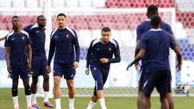 FOTO: Latihan Prancis Mencari Gol Sebelum Jumpa Spanyol