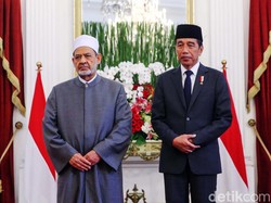 Jokowi-Imam Besar Al Azhar Mesir Bicara Konflik di Gaza